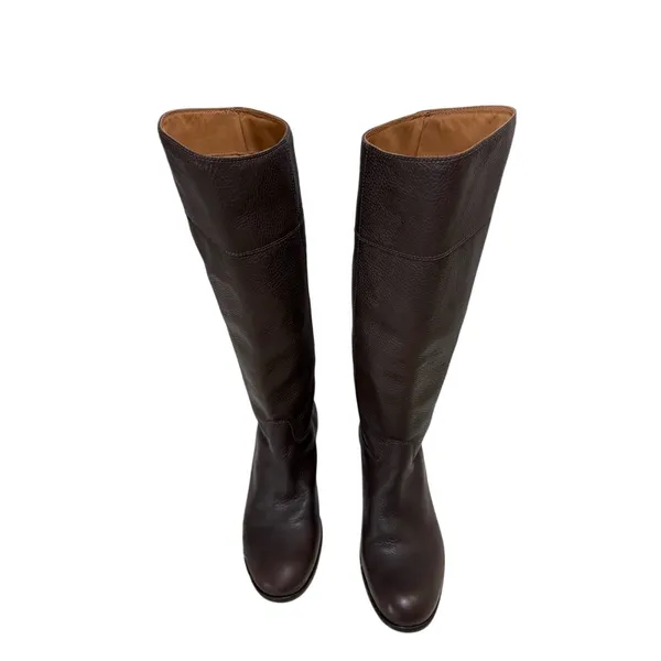 Vero Cuoio Riding Leather Dark Brown Boots Womens |US 8.5 - Image 11