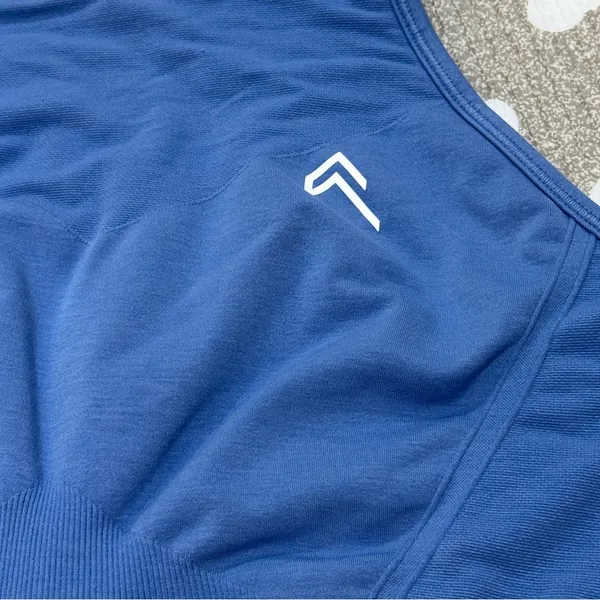 ONER Active effortless seamless sports bra high neck cutout tank top workout - Image 6