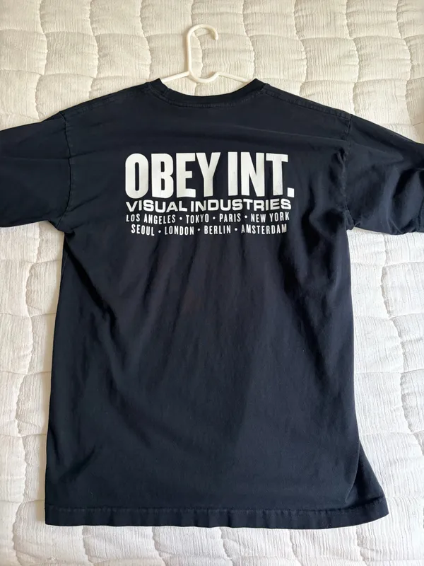 Obey Graphic Tee Black - Image 3