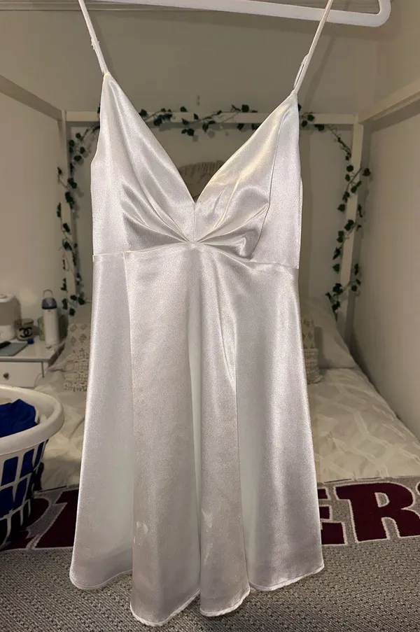 Lulus Dress Mini White - Image 4