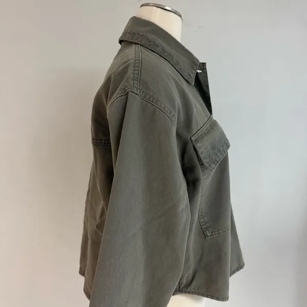 Zara Green Utility Jacket NWT - Image 6