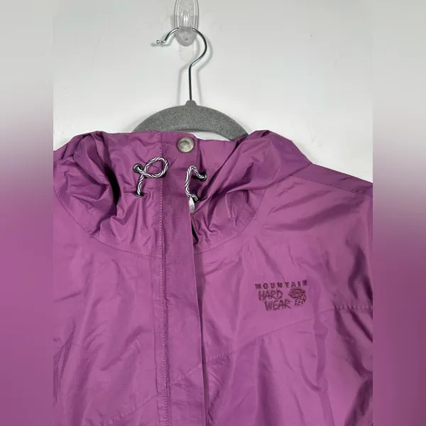 Mountain Hardwear Gore-Tex Rain‎ Jacket Women M Purple Hooded Shell - Image 4