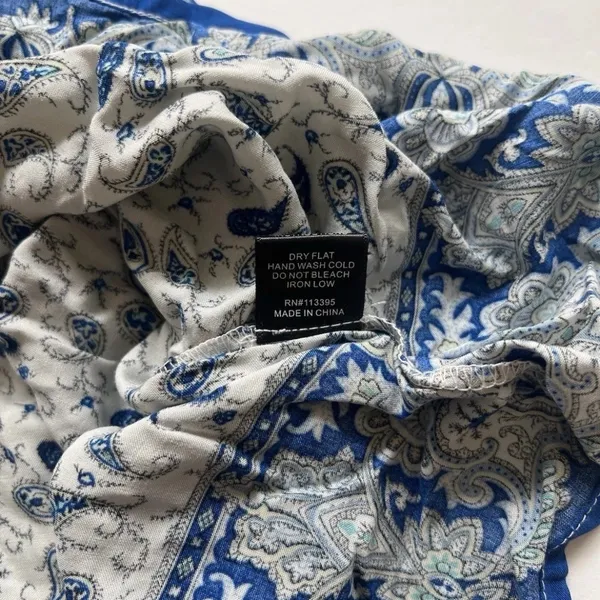 NWT Varga Paisley Women’s Mini Dress M Beach Boho Vacation Resortwear Coastal - Image 7