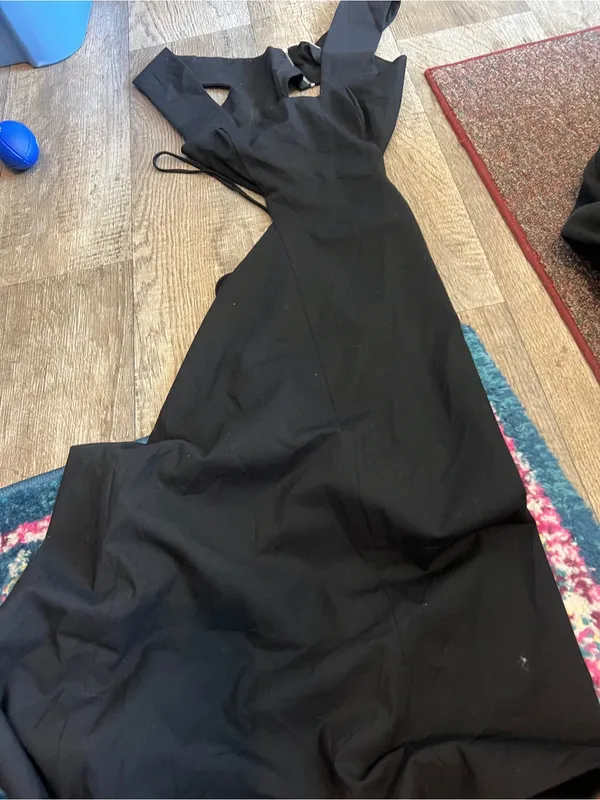 Suno Black Cutout Midi Dress - Classic Women's Dress - Image 8