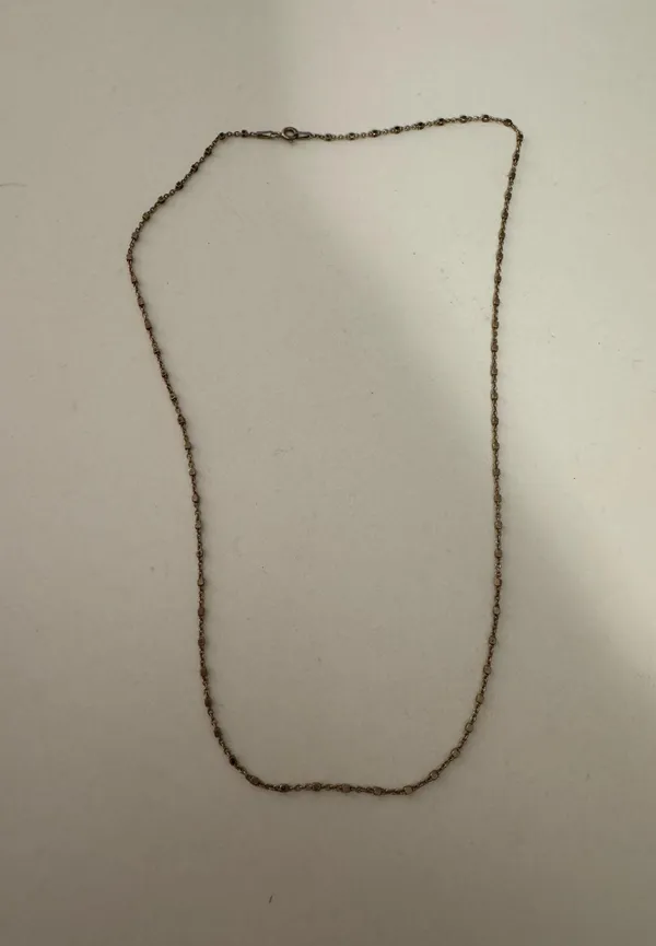 Plain gold chain necklace - Image 2