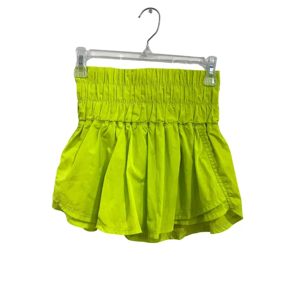 Free People Movement Way Home Skort Neon Green Athletic‎ Sz XS - Image 3
