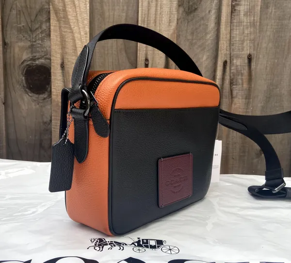 coach Hudson Crossbody In Colorblock c5400 - Image 4