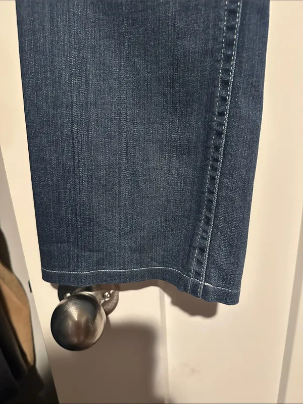 Buckle Black dark wash boot cut blue jeans - Image 10