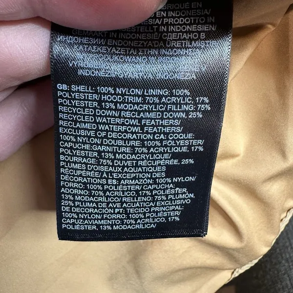 THE NORTH FACE Dreamer Parkina 600 Down Fill Winter‎ Snow Jacket Parka Size XS - Image 7
