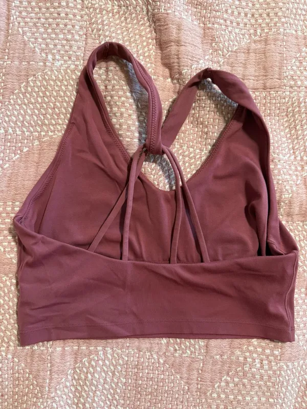 Vintage OFFLINE By Aerie Real Me Strappy Back Longline Sports Bra in M - Image 2