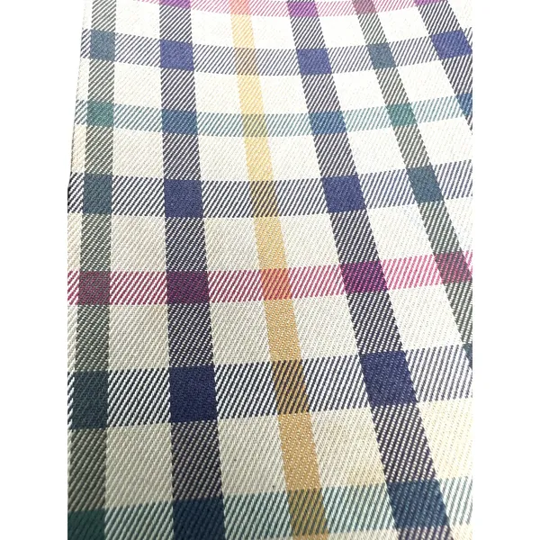 Vintage 70's Daks London Tartan House Check Shoulder Bag Crossbody Purse Brass - Image 6