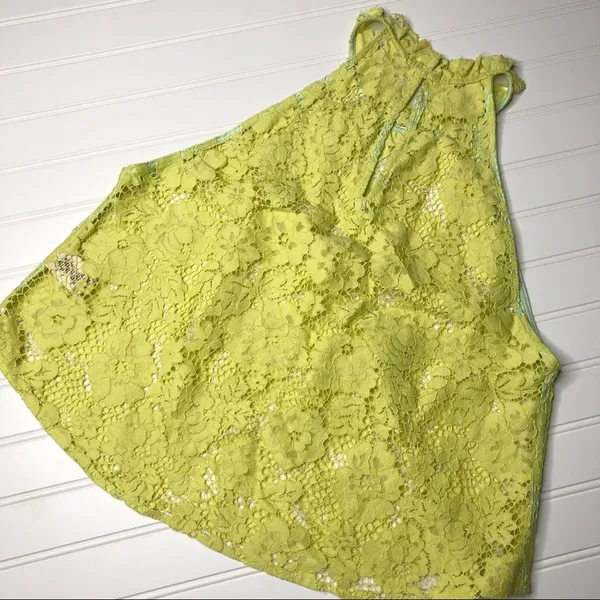 NWT Free People Sweet Meadow Dreams Lace Top - Image 3