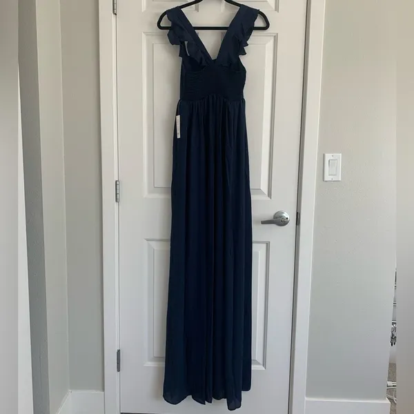 Show Me Your Mumu Weddings June Maxi Dress - Size XS - Rich Navy Crisp -‎ NWT - Image 6