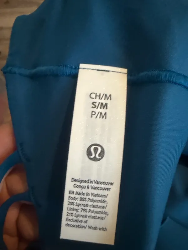 Lululemon FlexyFlex Strappy Yoga Bra D-DDD Jet Set Blue Size S/M NWT - Image 6