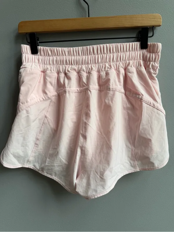 Lululemon Track That High-Rise Lined Short 3" Strawberry Milkshake Light Pink 8 - Image 7