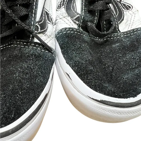 Vans Old Skool Flame Women’s sneakers in black/white - Size 8 - Image 7