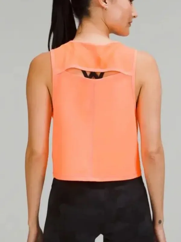 Lululemon Sculpture Cropped Tank in highlight orange NWT 10 - Image 2