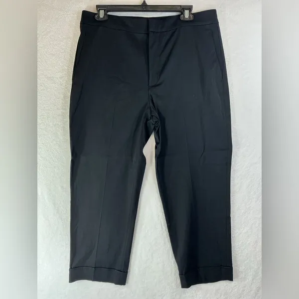 Zara Black Cropped Women's Pants 063 - Image 2