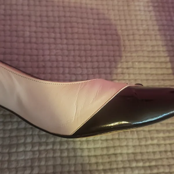 Vintage De Liso 2.5 inch Black and white Heels size 8 - Image 11