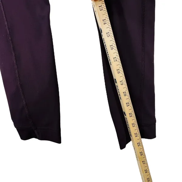 Gymshark Crossover Leggings High Waisted Athletic Purple Plum‎ Small 25" - Image 6