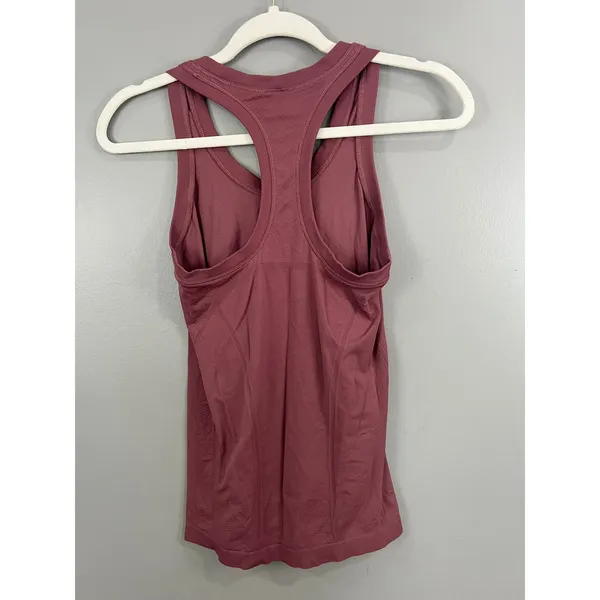 Athleta Momentum Tank Top Womens XS Pink Great Seamless Racerback Activewear - Image 4