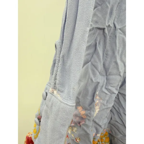 Free People Field of Butterflies‎ Tunic Top Women's Small Blue Floral Boho - Image 6