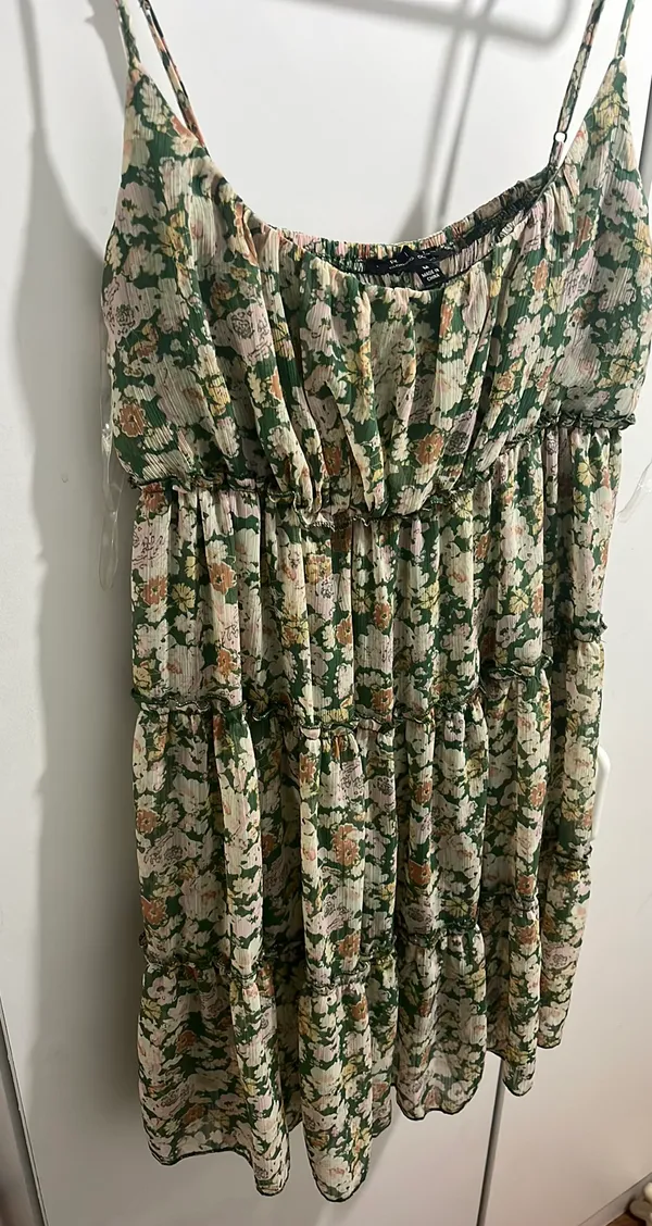 Trixxi Green Spring/fall Dress - Image 2