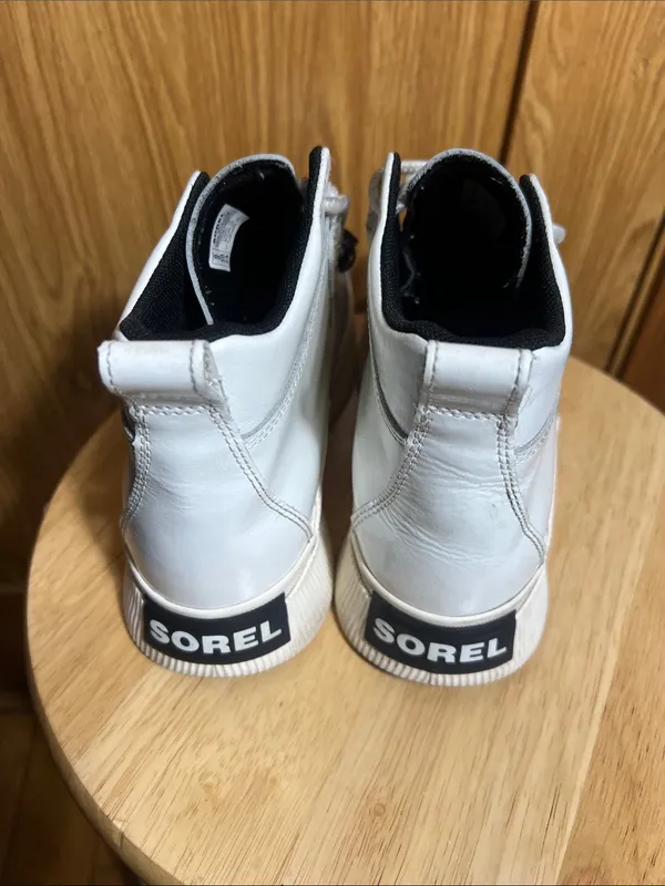 Sorel Gray & White Women's Duck Boot Sneakers - Image 3