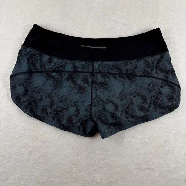 Vuori Clementine Shorts Womens Large Black‎ Grey Abstract Print Running VW333 - Image 10