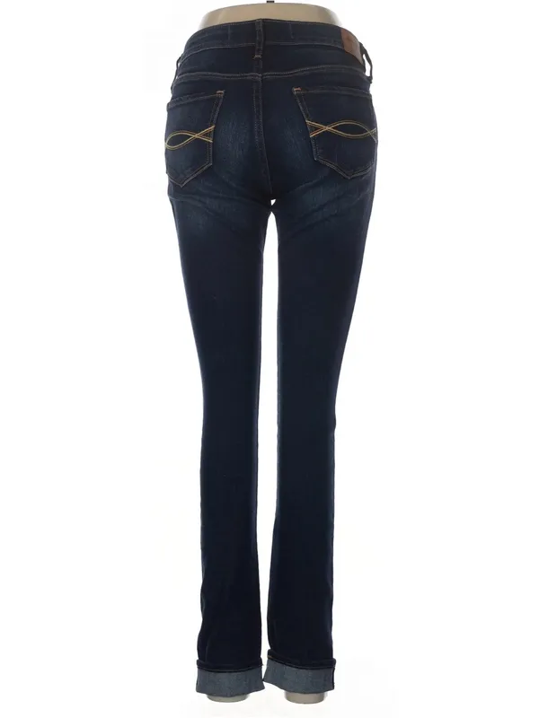 Abercrombie & Fitch Jeans Womens 6R W28 L31 Dark Wash Skinny Slim Denim - Image 2