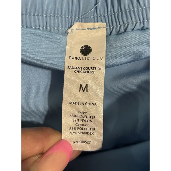 Tennis Skirt Yoga Lucious Blue Pleated Size M‎ Lined High Rise Ruffle - Image 5