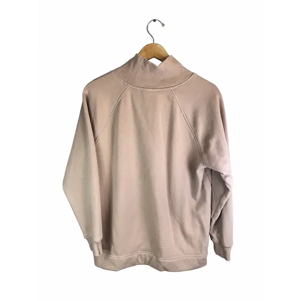 Athleta Cozy Karma Side Zip Funnel Neck Sweatshirt Women L Dogwood Mauve - Image 3
