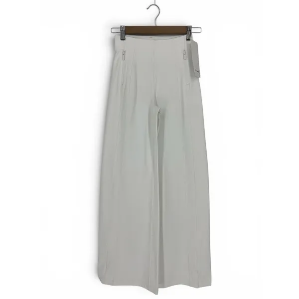Lululemon Define High-Rise Wide-Leg‎ Pant Luon White XXXS NWT - Image 2