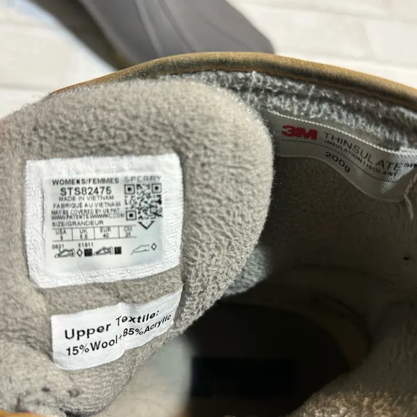 Sperry Gray Duck Boots Waterproof Rain Snow boots size 9 - Image 6