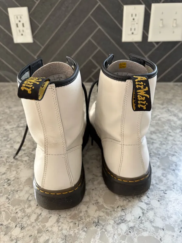 Dr. Martens White Boots - Image 2