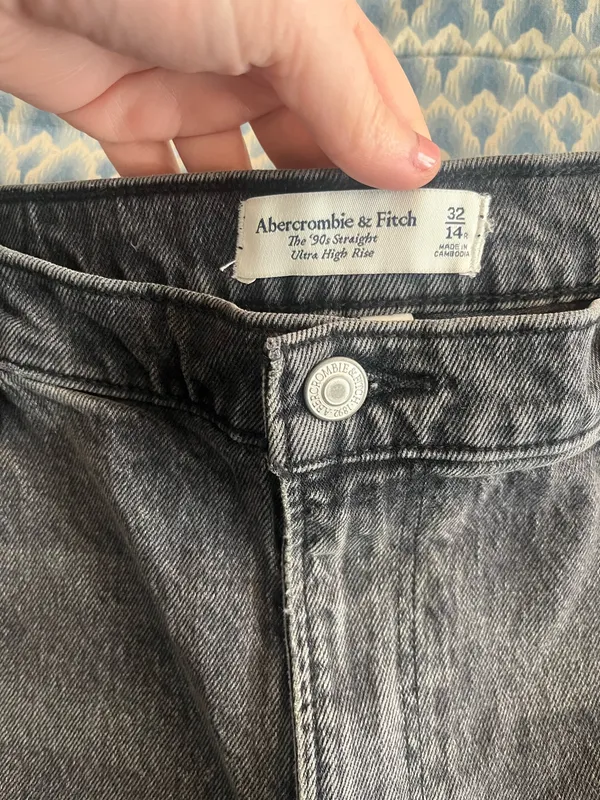 Abercrombie Jeans Curve Love 90s Straight High-Rise Ultra - Image 3