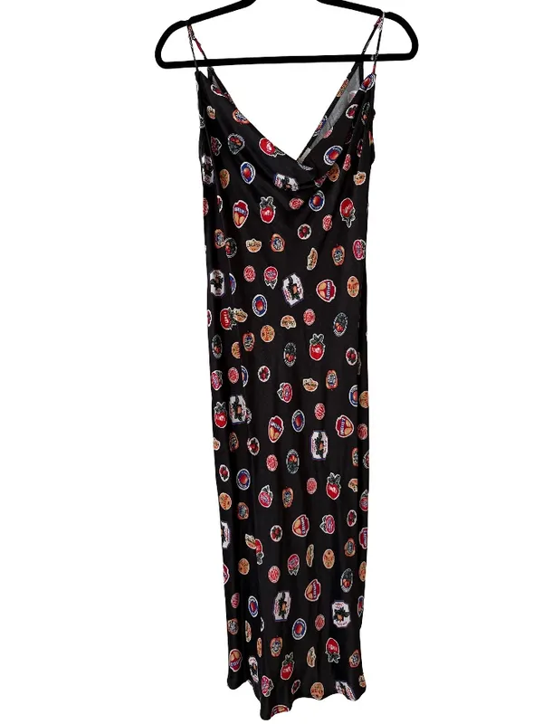NWT Anthropologie Maeve Slip Cowl Neck Midi Dress Size Medium - Image 3
