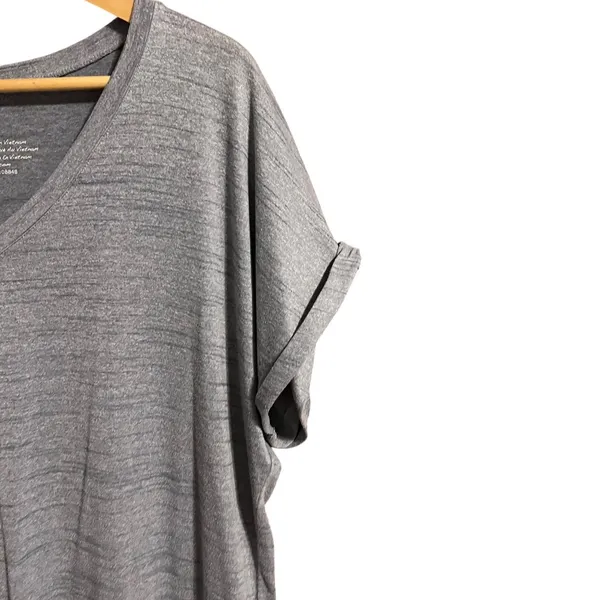 KÜHL Gray V Neck Short Sleeve Performance Tee Shirt XL - Image 4