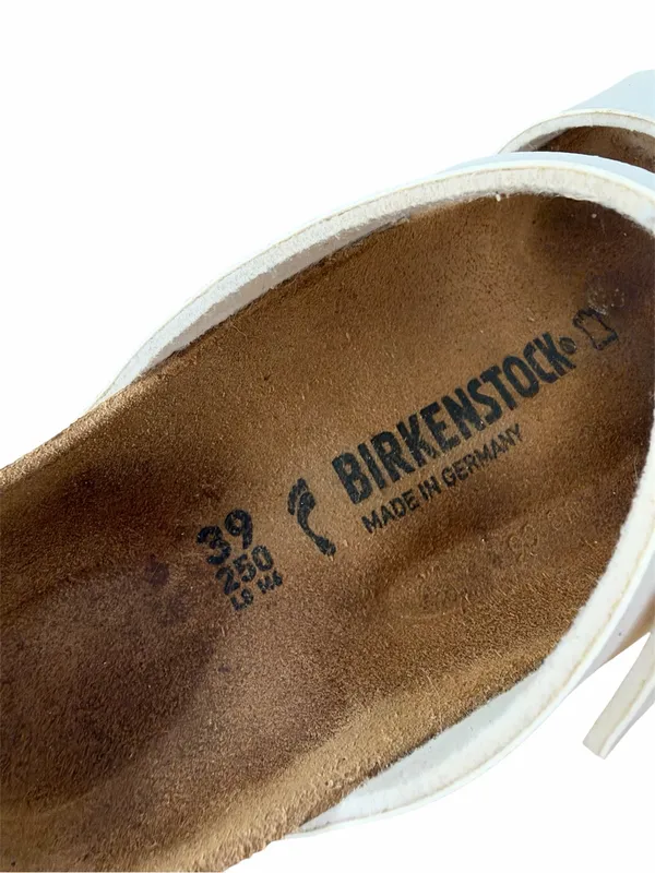 Birkenstock White Double-Strap Women's Sandals - Image 7