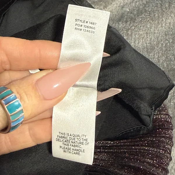 Lulus Sweetest Soiree Mini Dress XS Plum‎ Metallic Tiered Plisse Open Back Party - Image 13