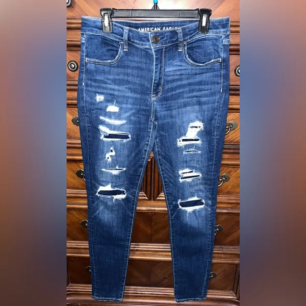 American Eagle Next Level Distressed High-Waisted Jeggings - Image 2