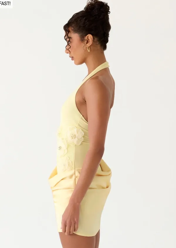 Peppermayo Mini Dress Yellow - Image 5