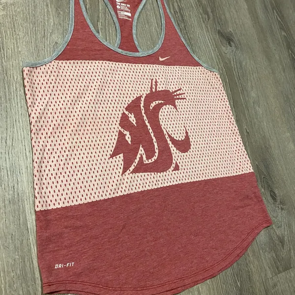 Nike Washington State Cougars Dri-FIT Racerback Tank Top WSU Athletic Shirt - Image 4