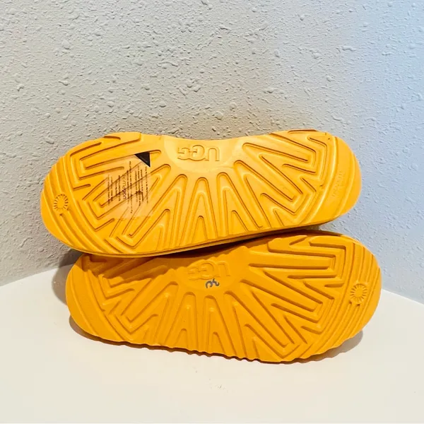 UGG Women's Yellow Suede Ankle Booties - Image 13
