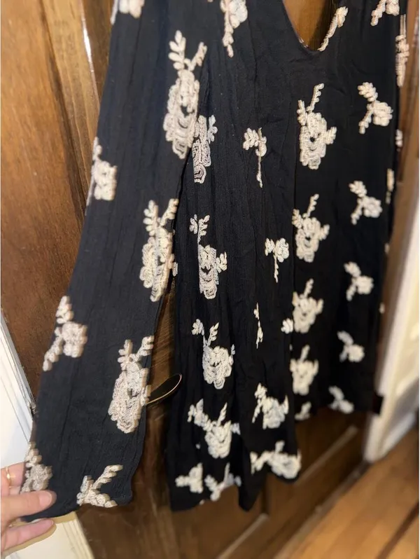 Free people embroidered Austin mini dress - Image 3