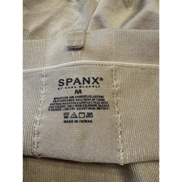 SPANX high waist girl short thigh shaper Slimmer Shapewear beige Size‎ Medium - Image 4
