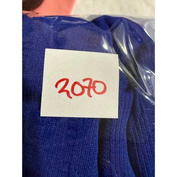 Nike Fit Womens Royal Blue Cable Knit Textured Full Zip Hoodie‎ Small Logo - Image 7