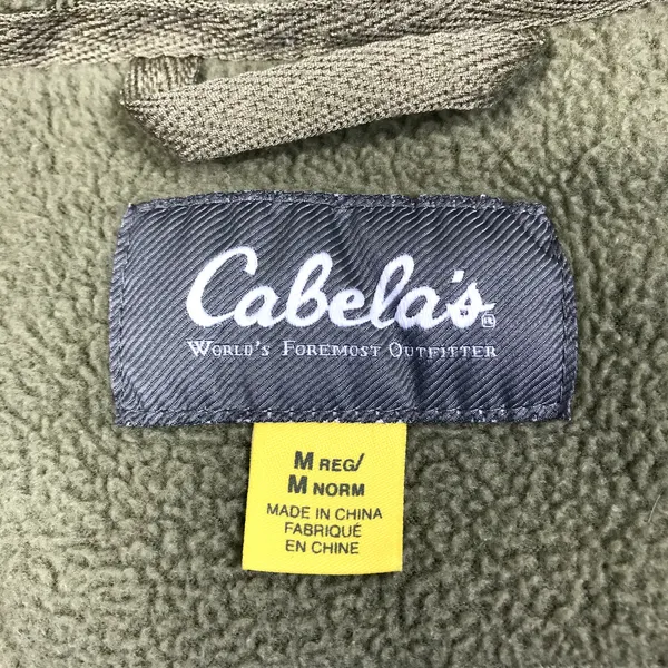 CABELA'S Colorblock Fleece Jacket Women M Green Full Zip Outdoor Camping Travel - Image 9