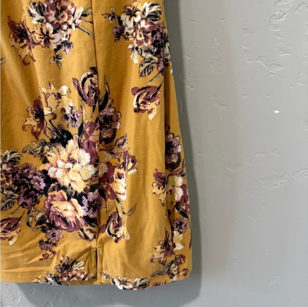 Streetwear Society Yellow Floral Short Dress - Image 5