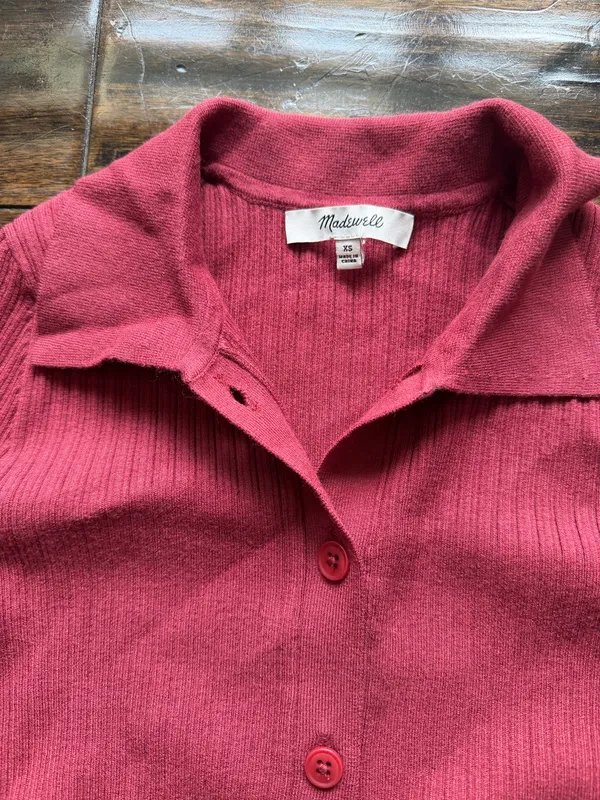 Madewell Collared Sweater Shirt - Image 4